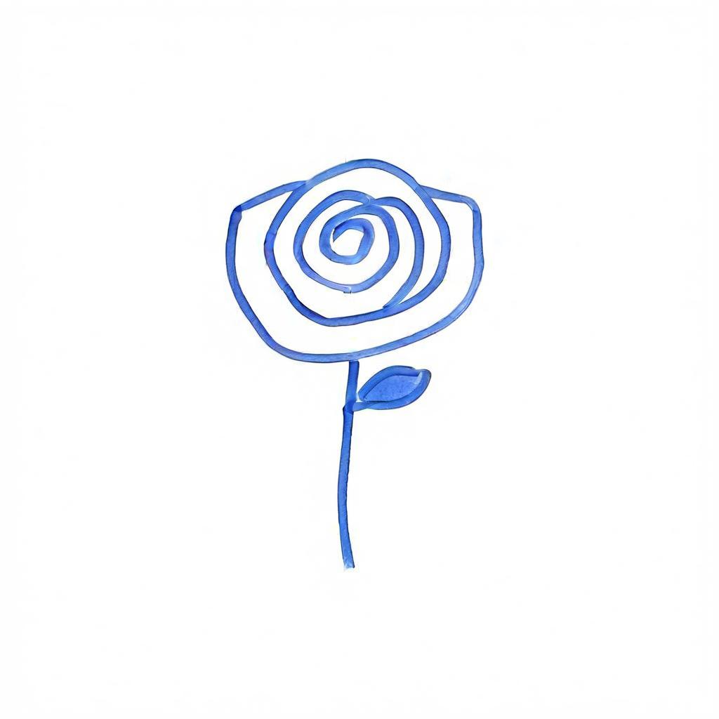 Whiteboard Rose